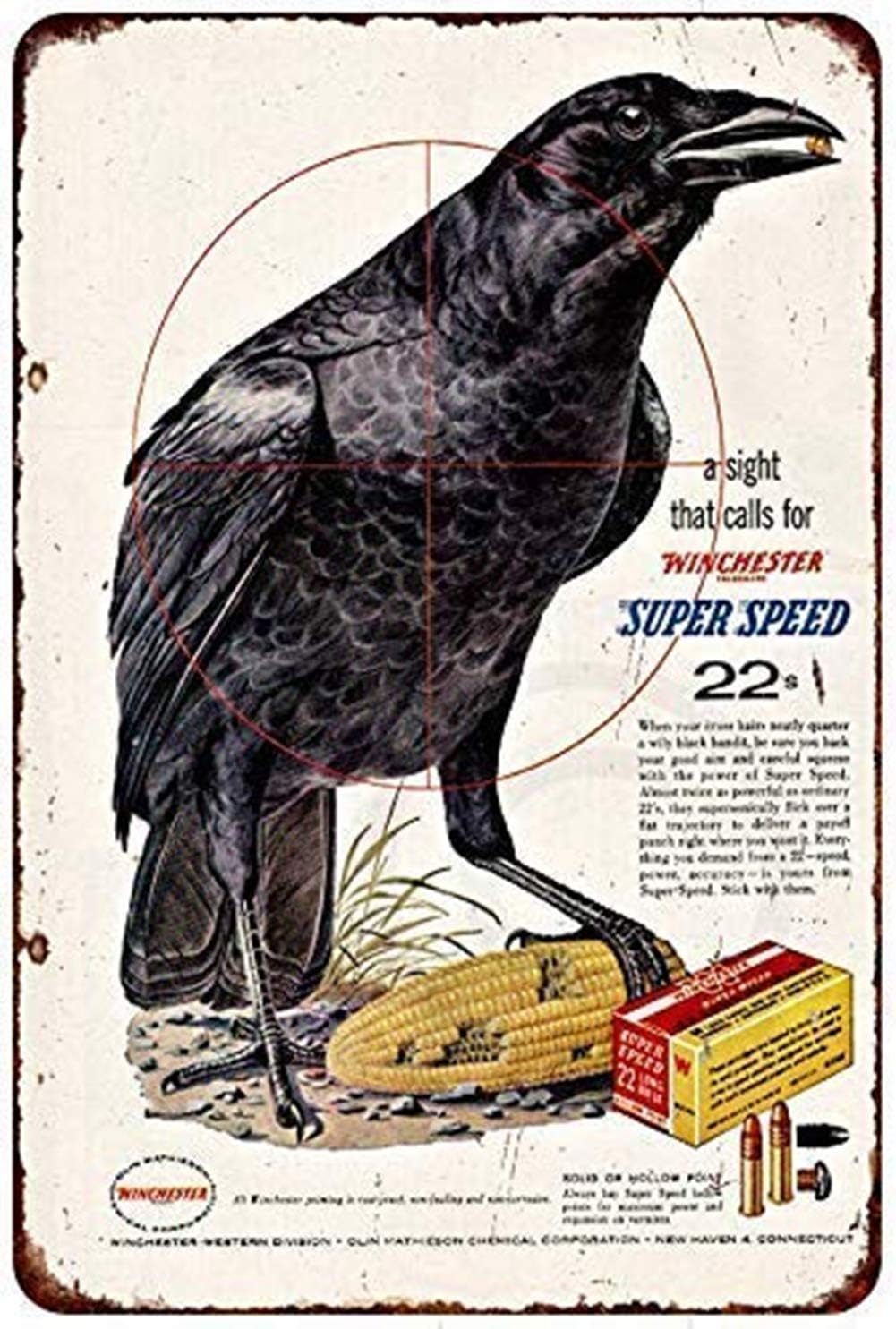 Retro Metal Tin Sign 8x12 inches H423