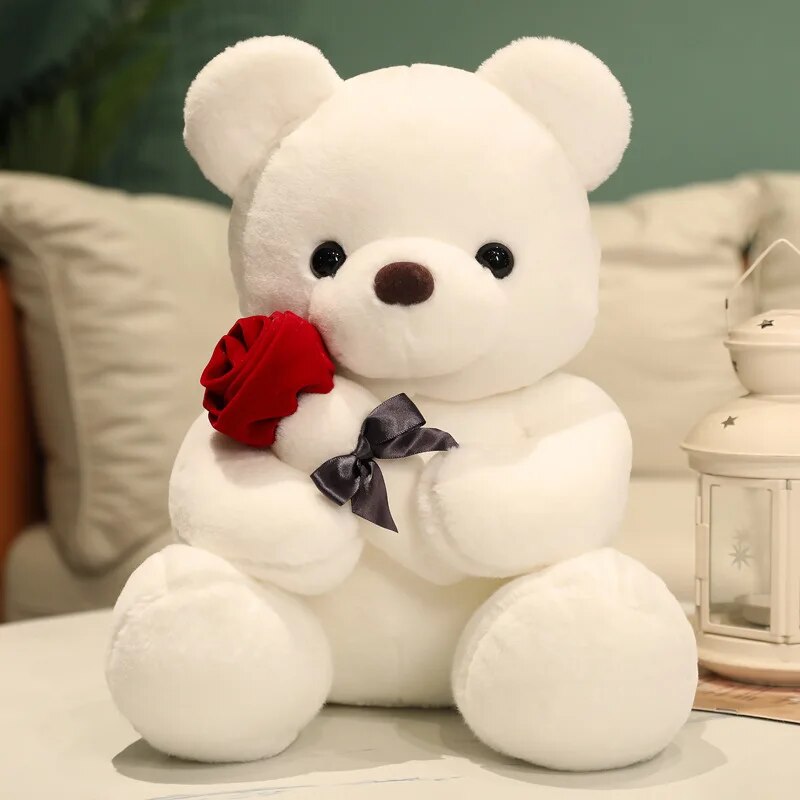 Grey Teddy Bear Plush Toy 23cm P494954
