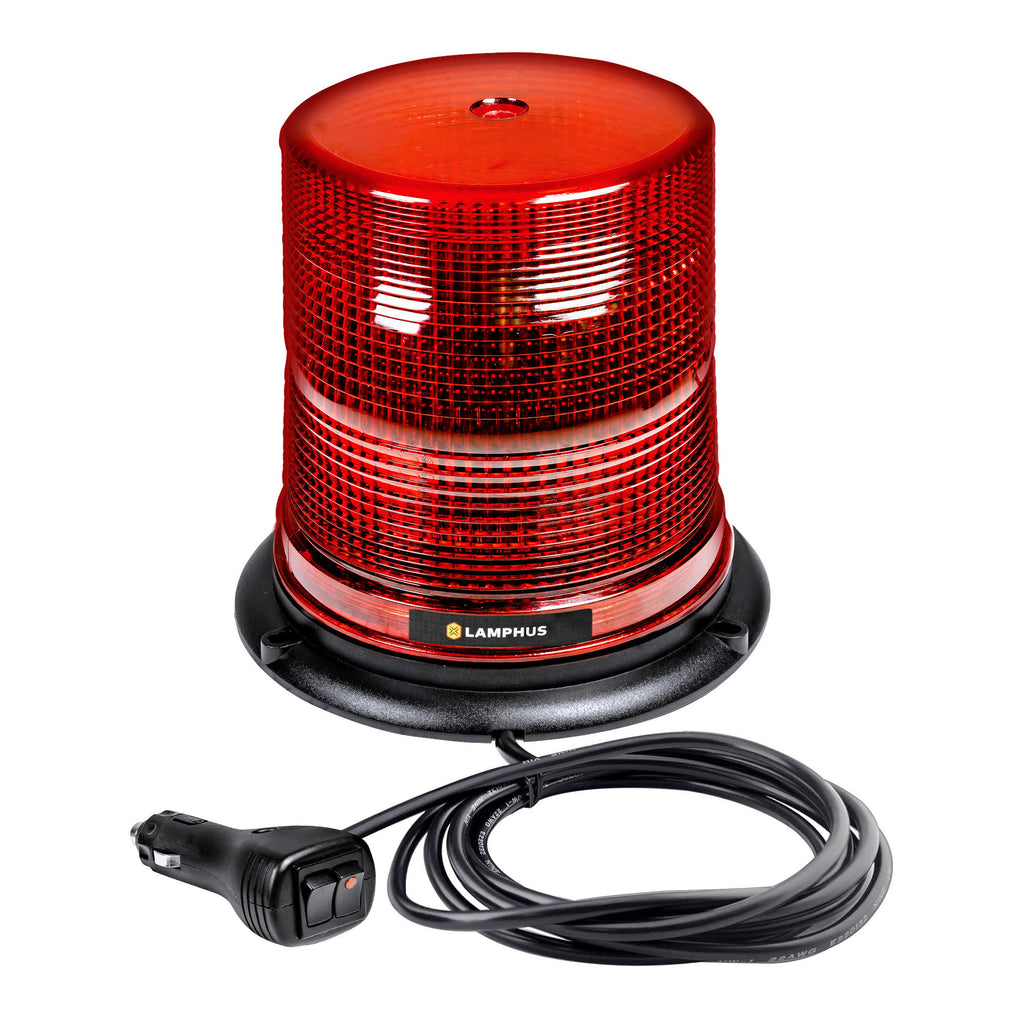 12W LED Warning Beacon Red P66861