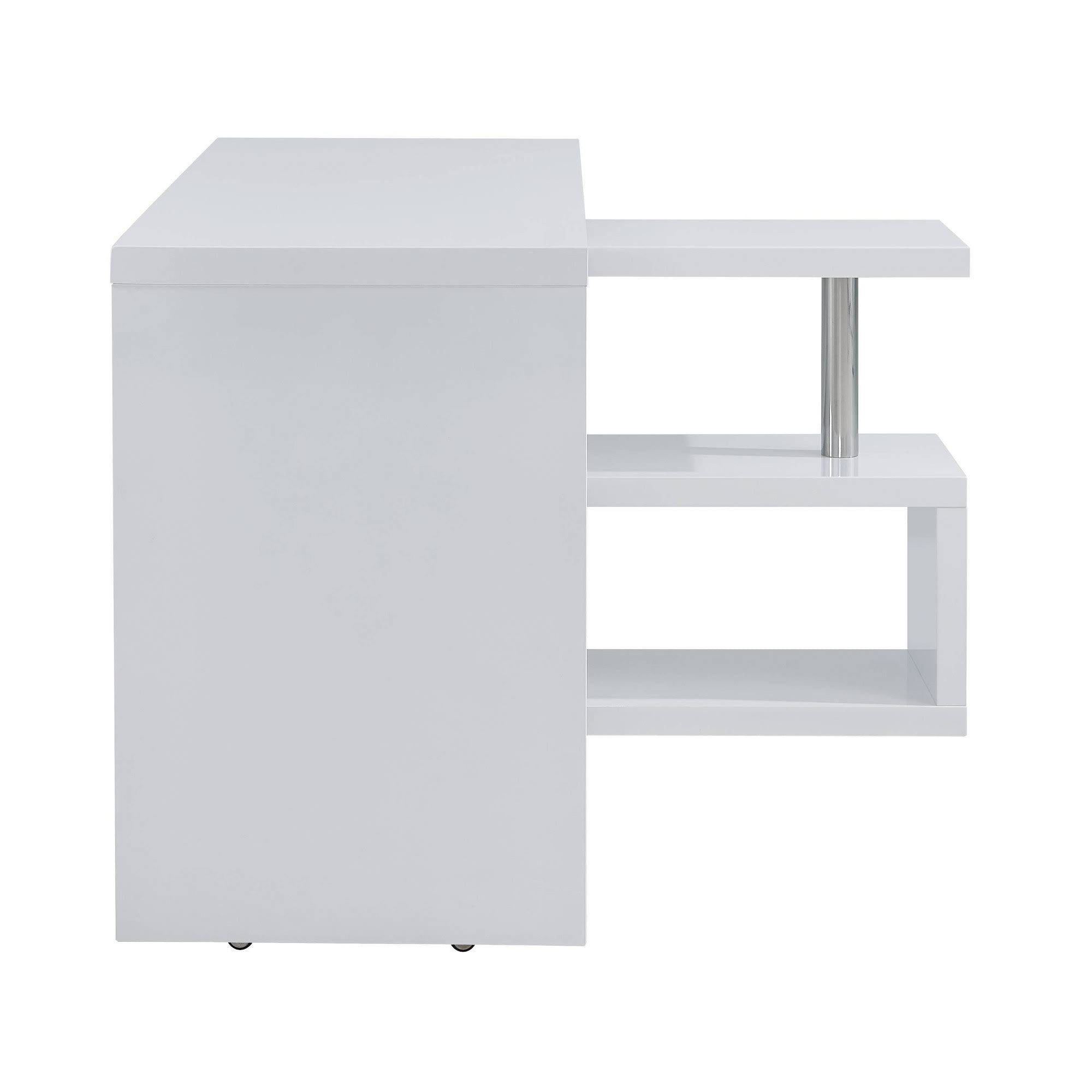 White Corner Desk F613