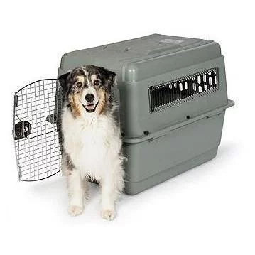 Gray 40" Dog Crate Pet Carrier T604169