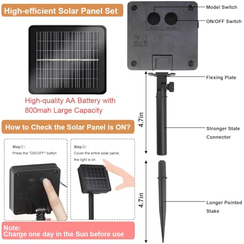 6 Pack Solar Christmas Pathway Lights M57122