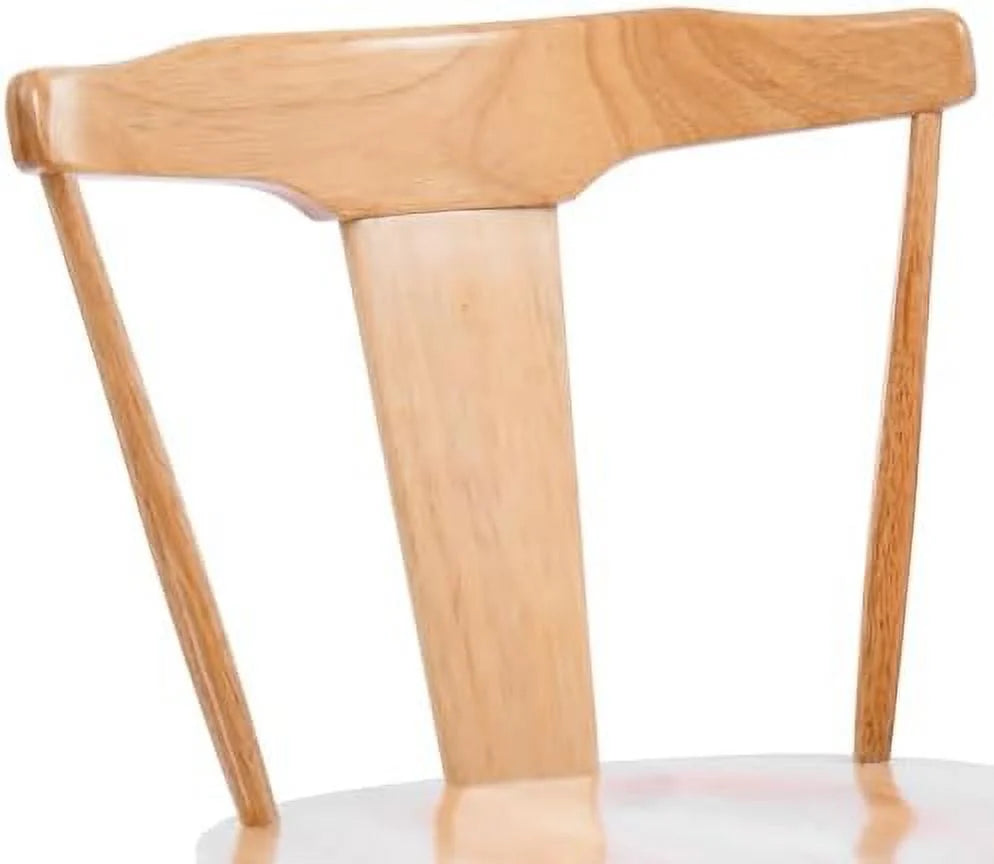 White Oak Wood Dining Chairs Set of 2 C575554