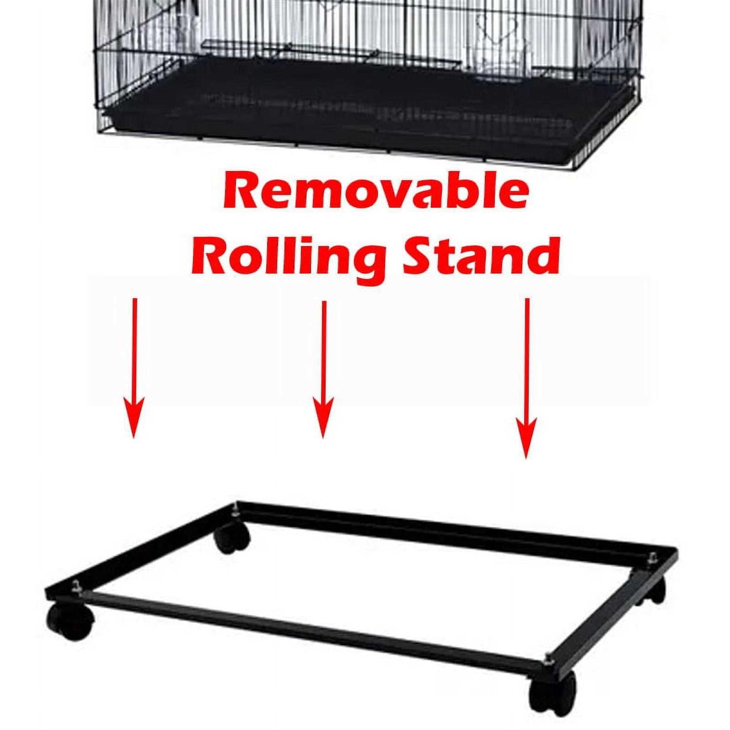 55 Extra Large Rolling Stand Cage for Ferret Chinchilla Sugar Glider Rats E748982