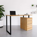 Computer Desk with Storage and File Cabinet W130