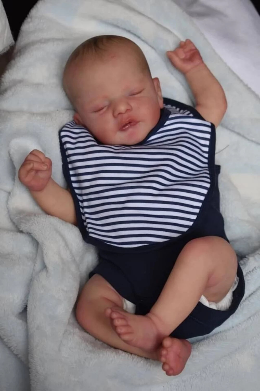 Soft Vinyl Reborn Baby Doll with Cloth Body S3667