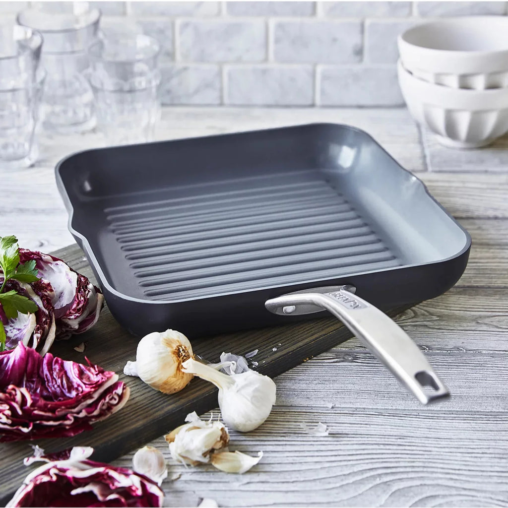Gray Ceramic Nonstick 11" Square Grill Pan P64064