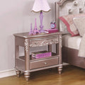 Metallic Lilac Nightstand H2309