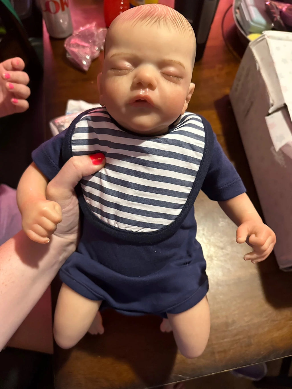 Soft Vinyl Reborn Baby Doll with Cloth Body S3667