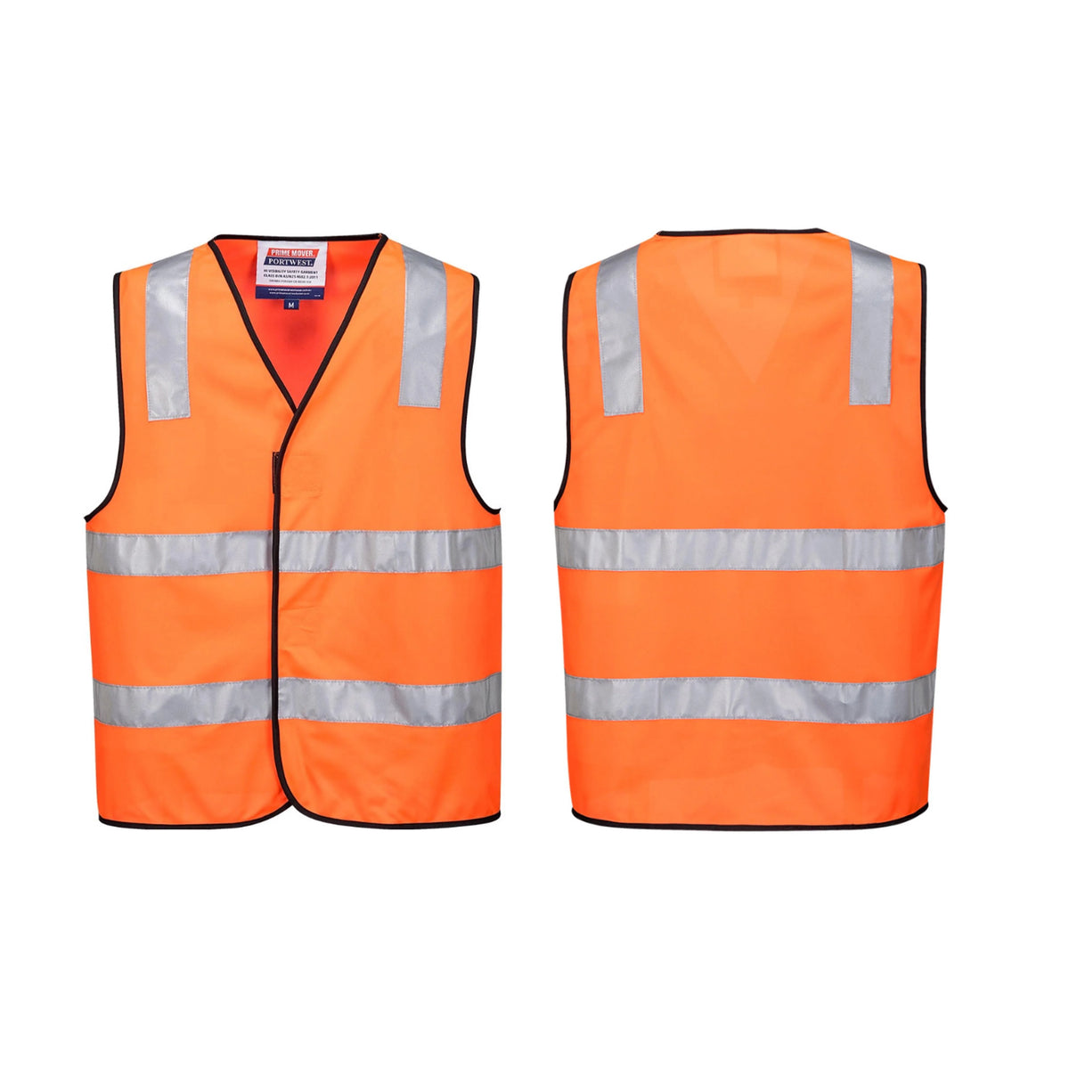 Safety Orange M Size 4 Pack Safety Vest B189