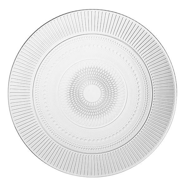 12 per Case Glass Dinner Plate Q7098