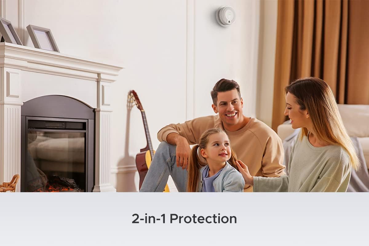 Wireless Interconnected Smoke and Carbon Monoxide Detector, 10-Year Battery, Pack of 3 M41964