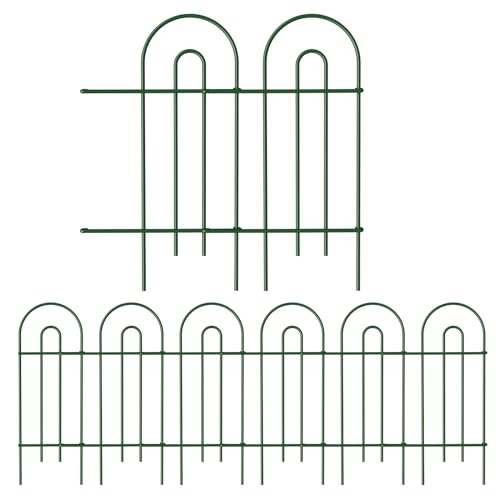 35 panels No Dig Metal Garden Fence 18in(H)×50ft(L) F13341