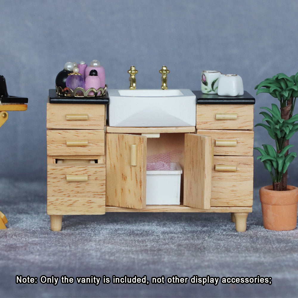 Miniature Modern Basin Sink Unit Cabinet B288894