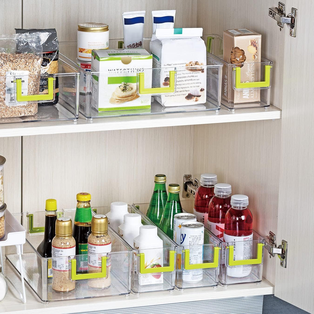 Clear Refrigerator Organizer Bins, 3 Pantry Bins R25522