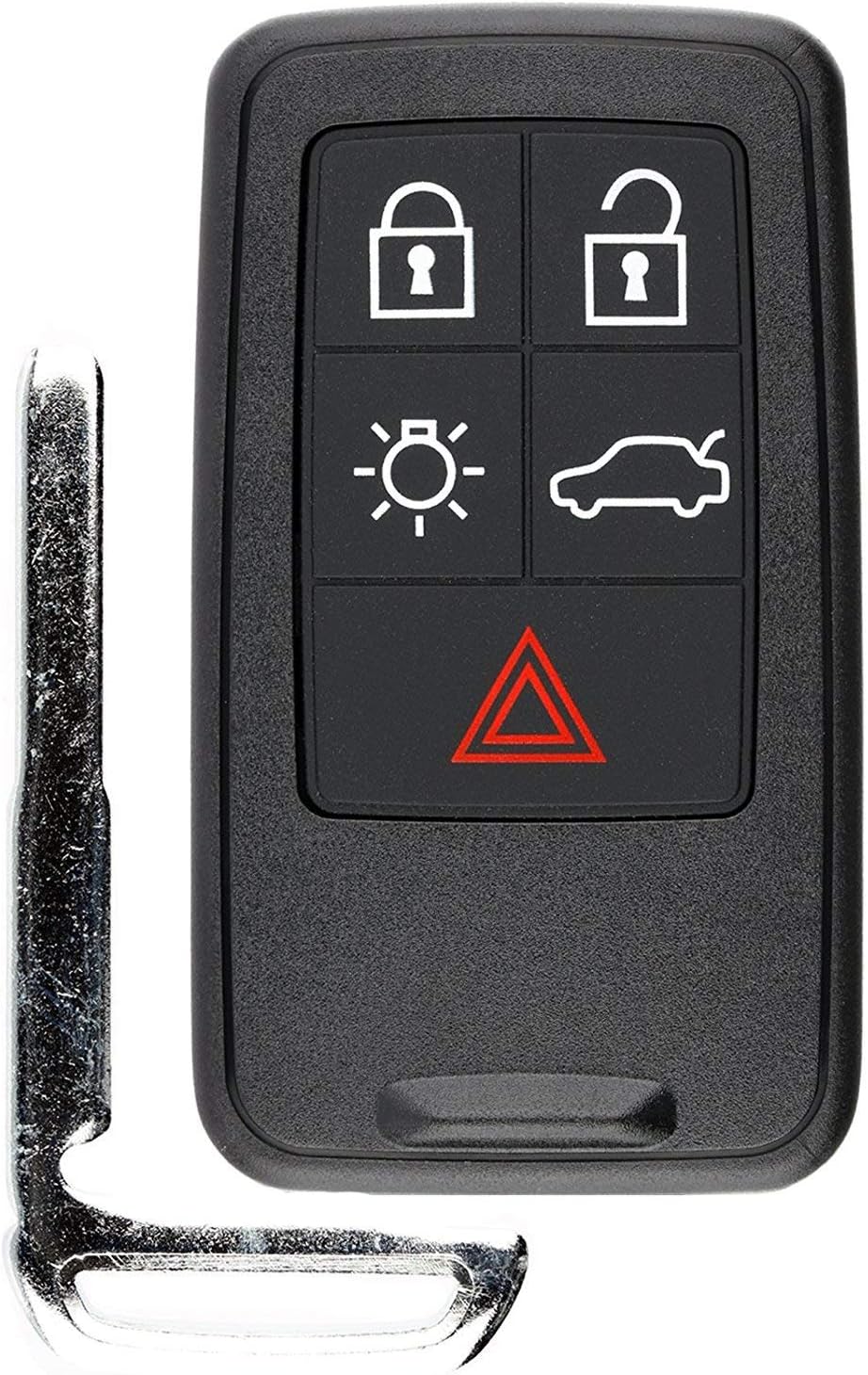 Keyless Entry Remote Control Car Key Fob Uncut Key Blade (Pack of 2) I5094