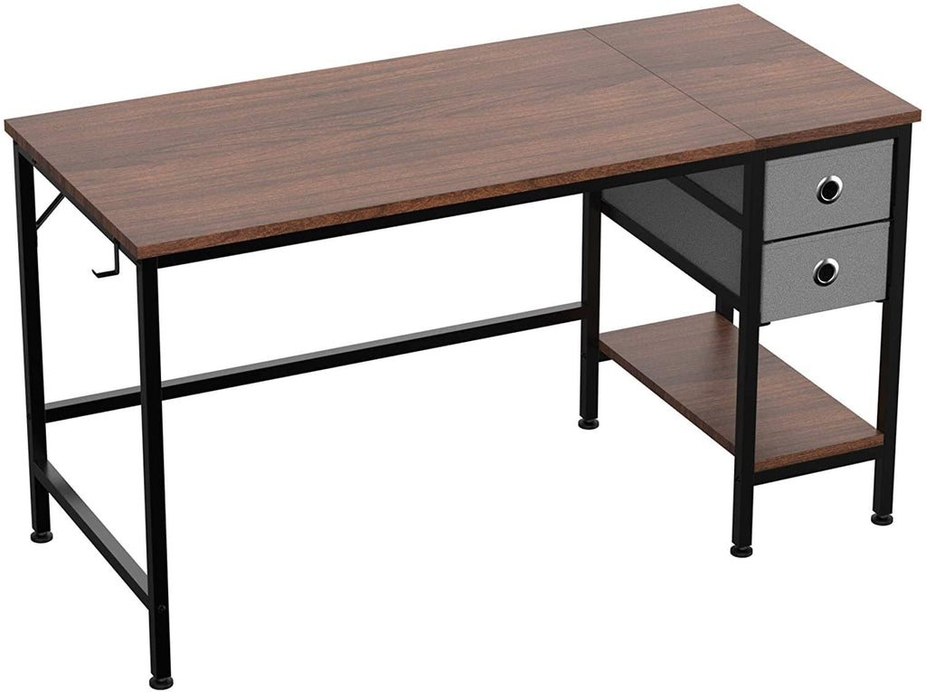 47x22 Desk with Drawers and Storage Shelves Y6400