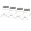 Low Profile 6 in. Canless Integrated LED Recessed Light Trim 900 Lumens Dimmable (4-Pack) W9740