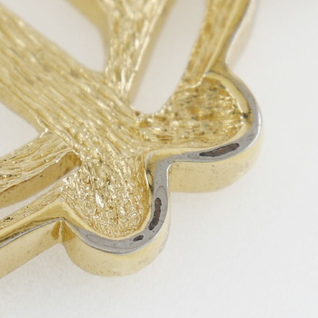 Gold Plated Logo Necklace O1580