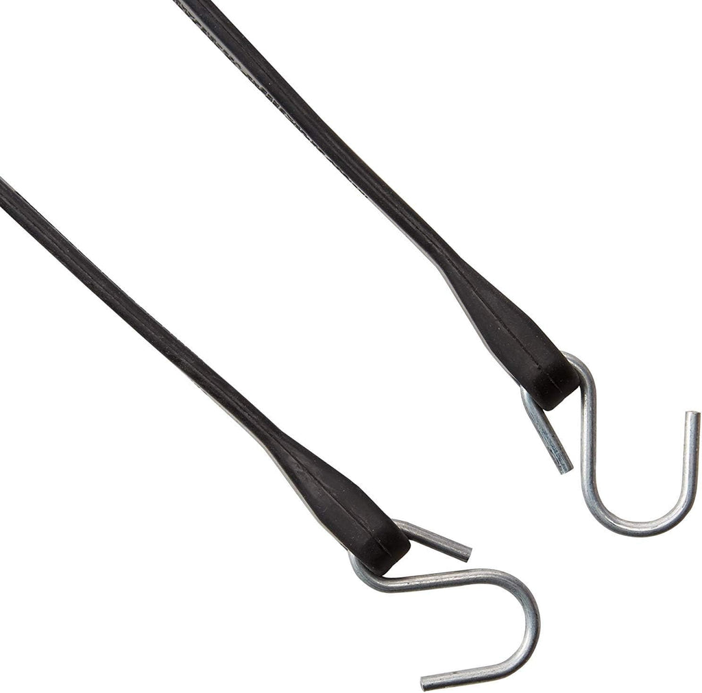 Pack of 25 Bungee Cords with Hooks Rubber Tarp Straps with Crimped Metal S Hooks Heavy Duty Bungie Cord Tie Downs A345173