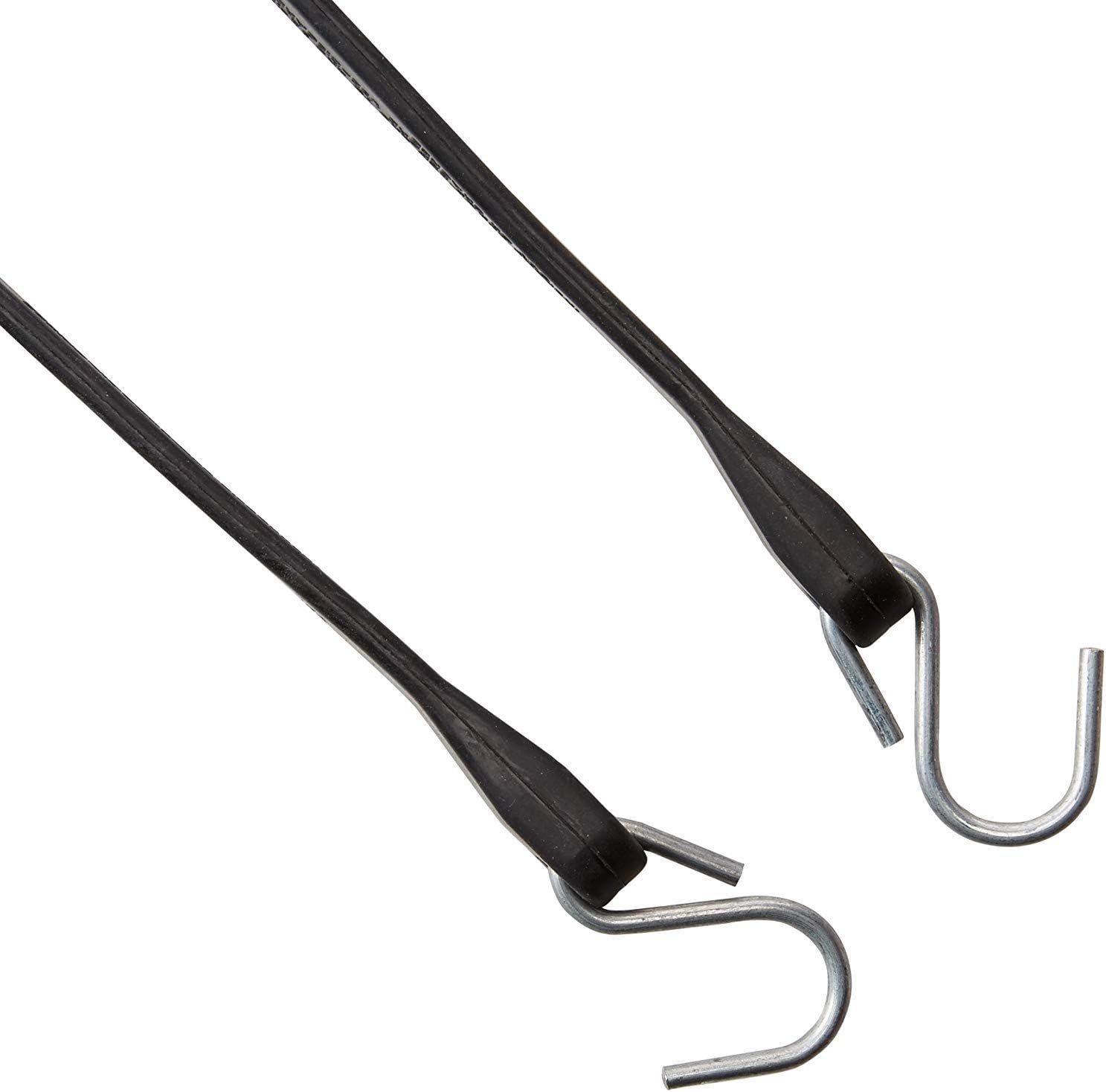 Pack of 25 Bungee Cords with Hooks Rubber Tarp Straps with Crimped Metal S Hooks Heavy Duty Bungie Cord Tie Downs A345173