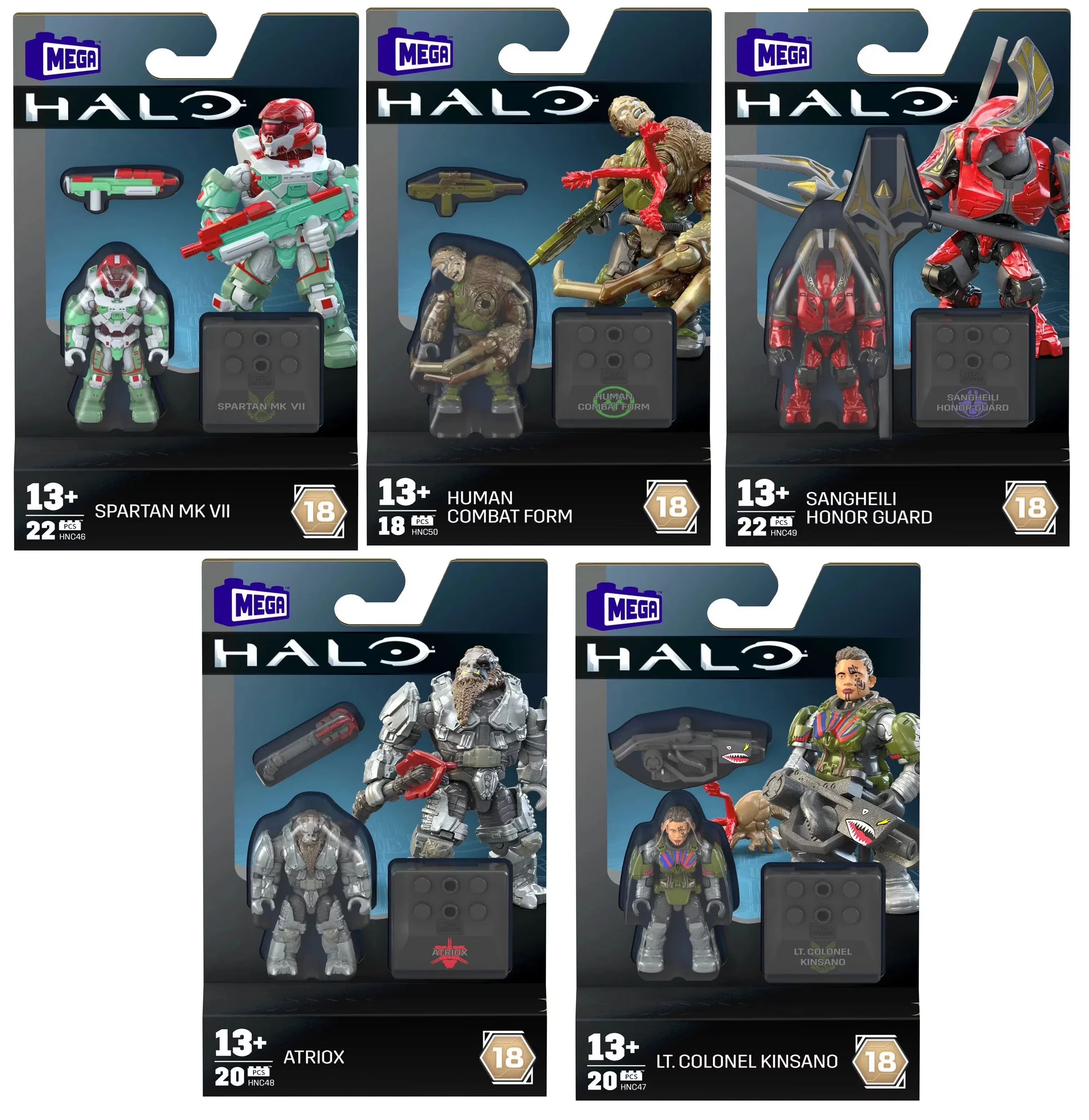 HALO Mega Construx Heroes Figure Pack Collection S220398