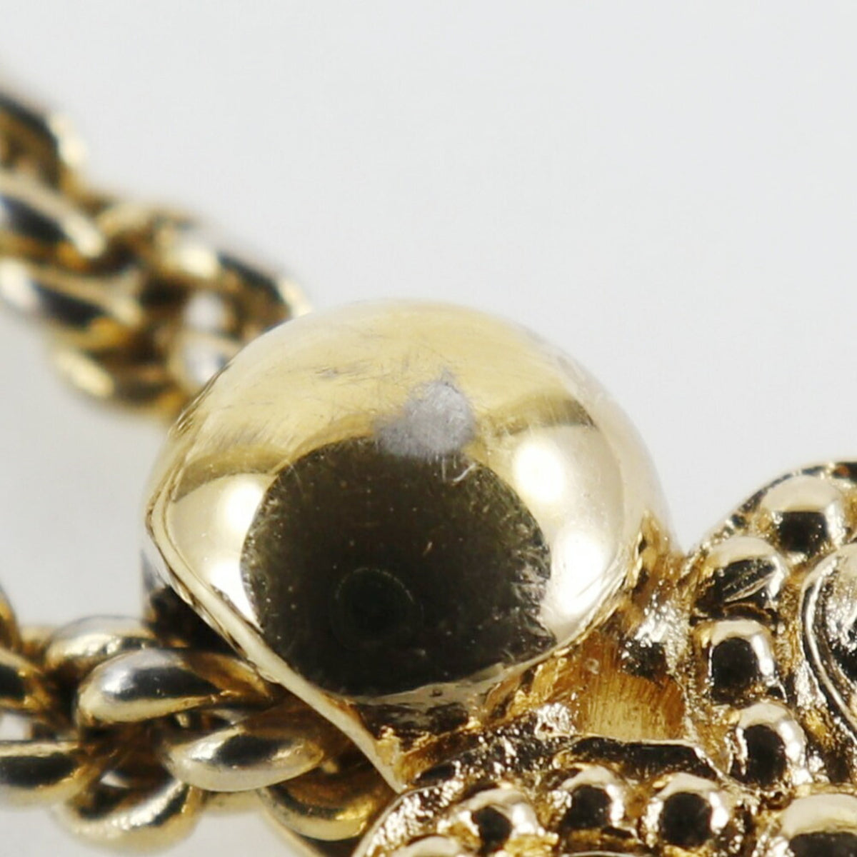 Gold Plated Logo Necklace O1580