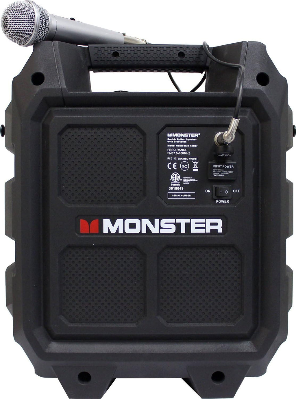 Portable Bluetooth Wireless Speaker, 60 Watts, Water Resistant Z775823