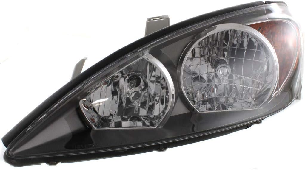 Headlight Assembly Pair with Bulbs for Toyota Camry 2002 2003 2004 R5068