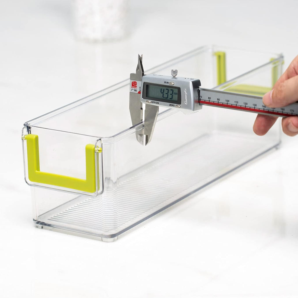Clear Refrigerator Organizer Bins, 3 Pantry Bins R25522