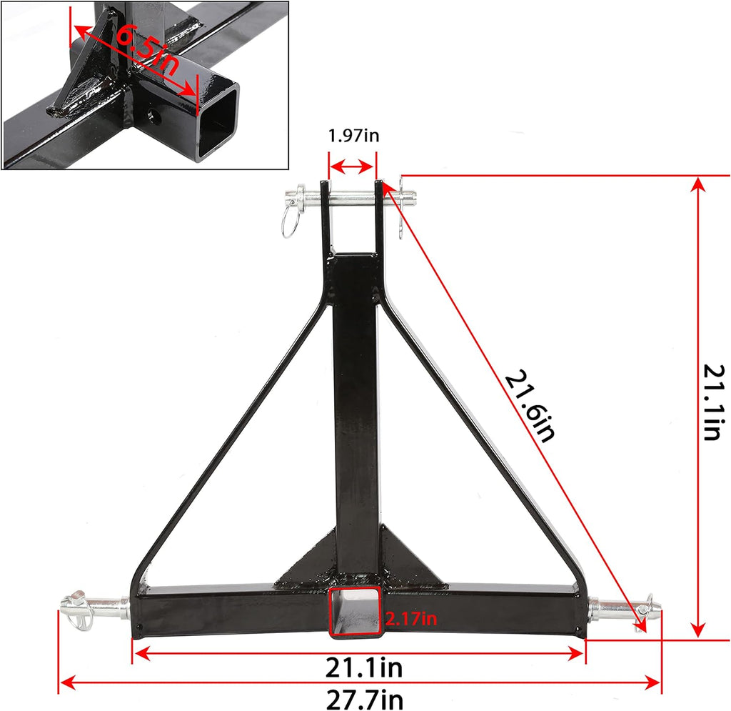 2 inch Trailer Hitch Receiver Adapter Pack of 2 M932574