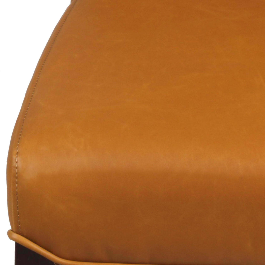 Bonded Leather Chair, Set of 2, Caramel N53910