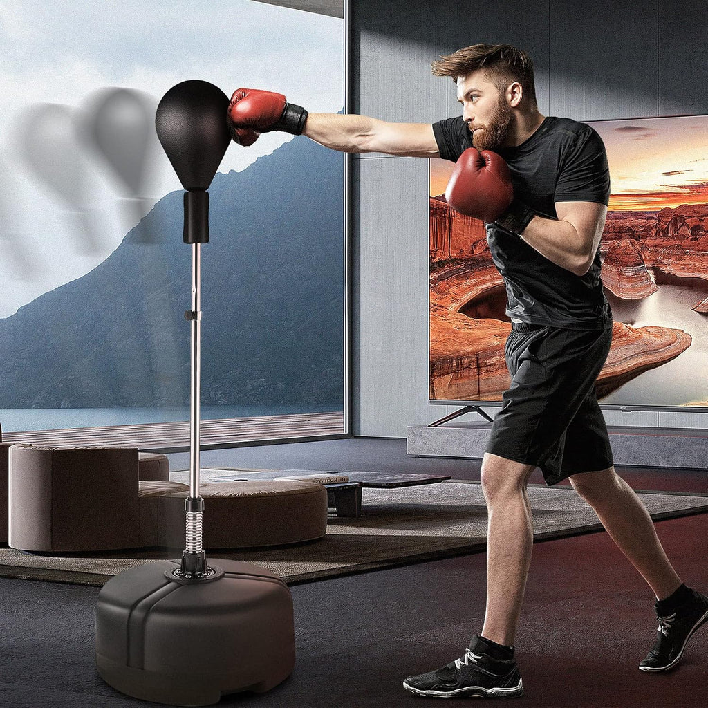 Free Standing Adjustable Height Punching Bag Y539585