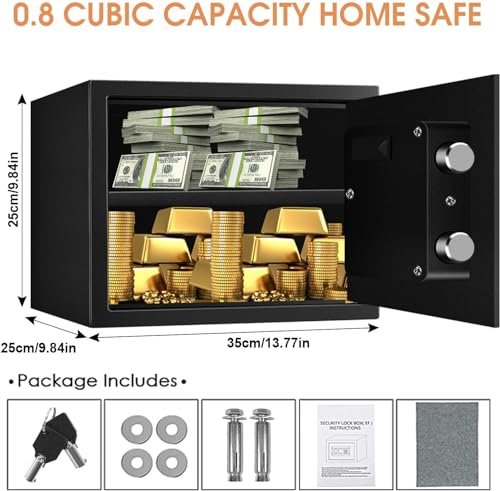 1.6 Cub Fireproof Waterproof Digital Safe with Removable Shelf L453