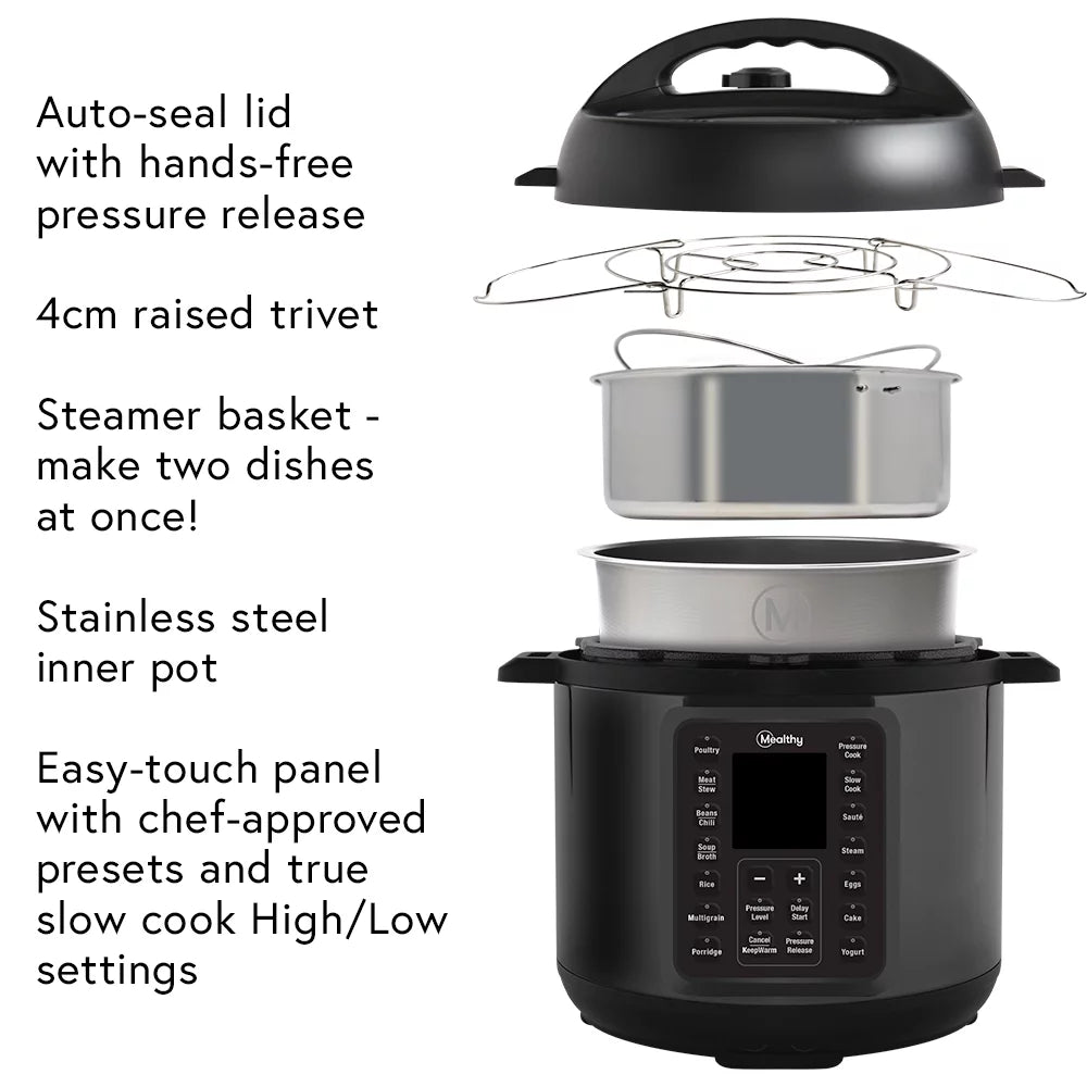 9-in-1 6 Quart Electric Pressure Cooker P583883