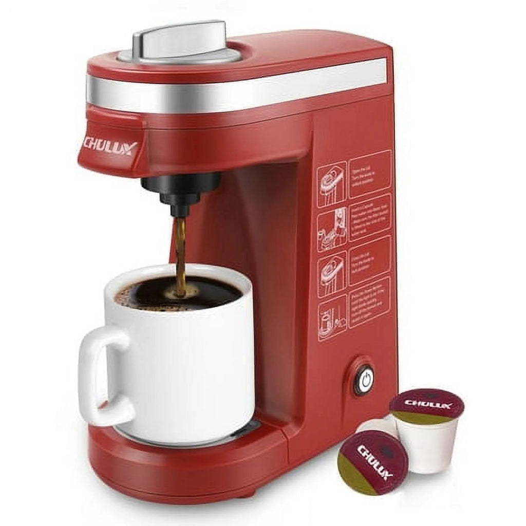 Mini Single Serve Coffee Maker for K Pod & Ground Coffee N983793