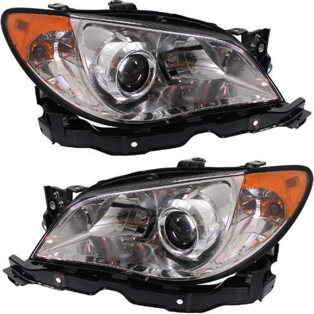 Subaru Impreza Headlight 2007 Pair w/Bulbs N3675