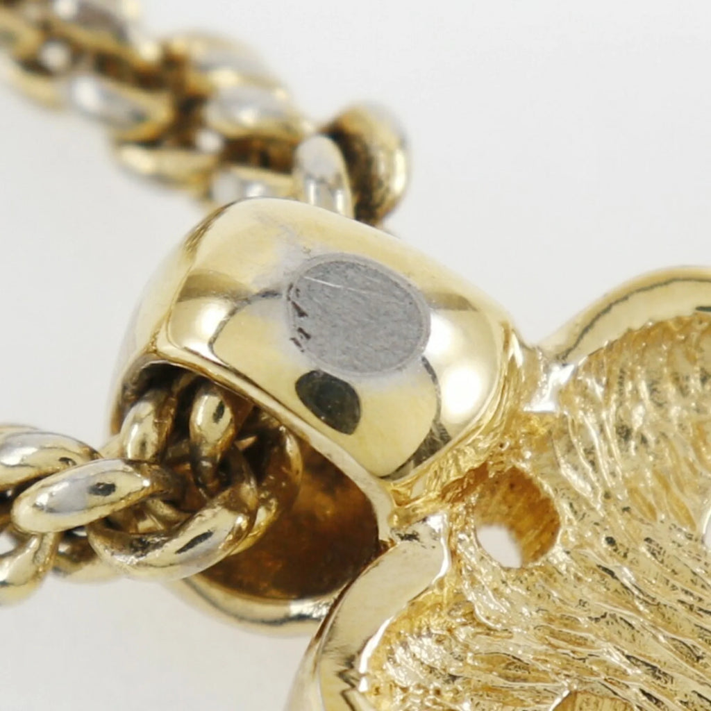 Gold Plated Logo Necklace O1580