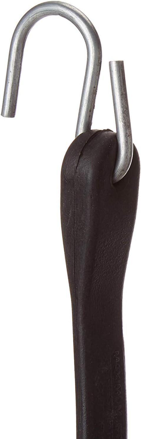 Pack of 25 Bungee Cords with Hooks Rubber Tarp Straps with Crimped Metal S Hooks Heavy Duty Bungie Cord Tie Downs A345173