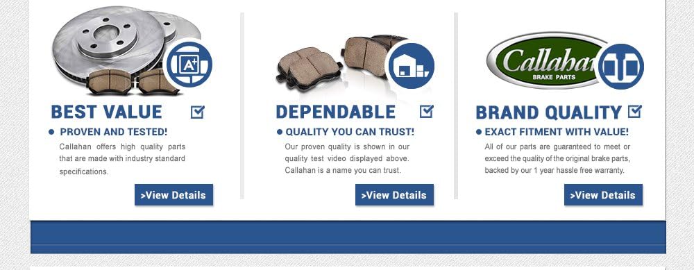 5 Lug Brake Rotors + Ceramic Brake Pads + Clips N6424