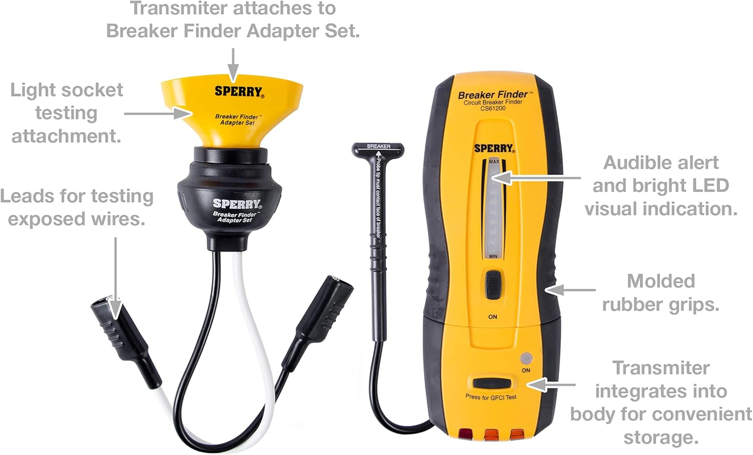 120V AC Circuit Breaker Finder and Accessory Kit G313