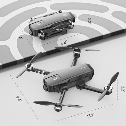 HS720E 4K Camera Drone with 2 Batteries, 46 Min Flight Time, Brushless Motor, GPS A348278