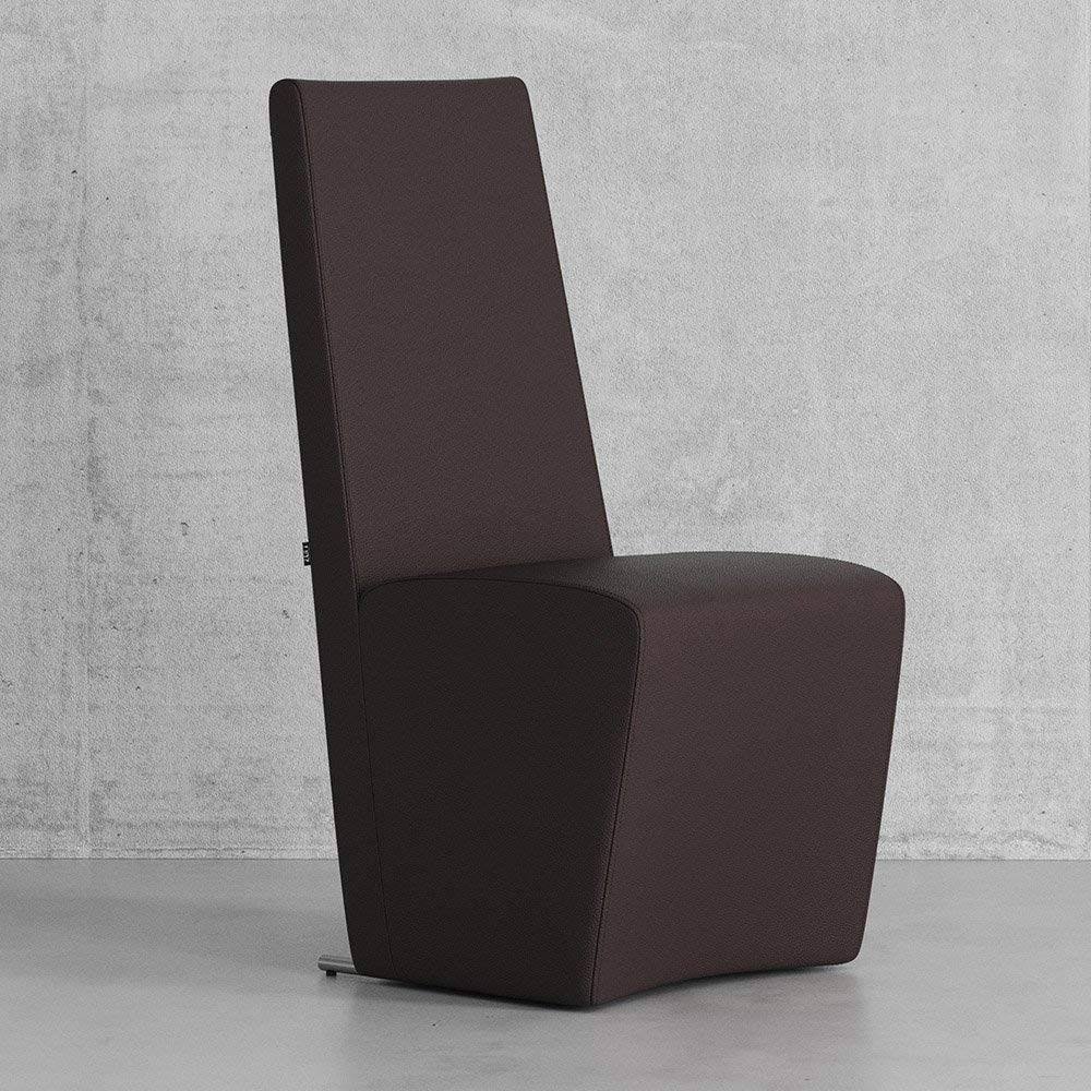 Brown High Back Modern Dining Chair J35594