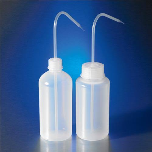 500ml Reusable Plastic Wide Mouth Wash Bottle with GL-45 PP Screw Cap C522055