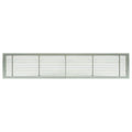 6x22 x 48x22 Solid Aluminum Air Vent Grille, Brushed Satin Z8573