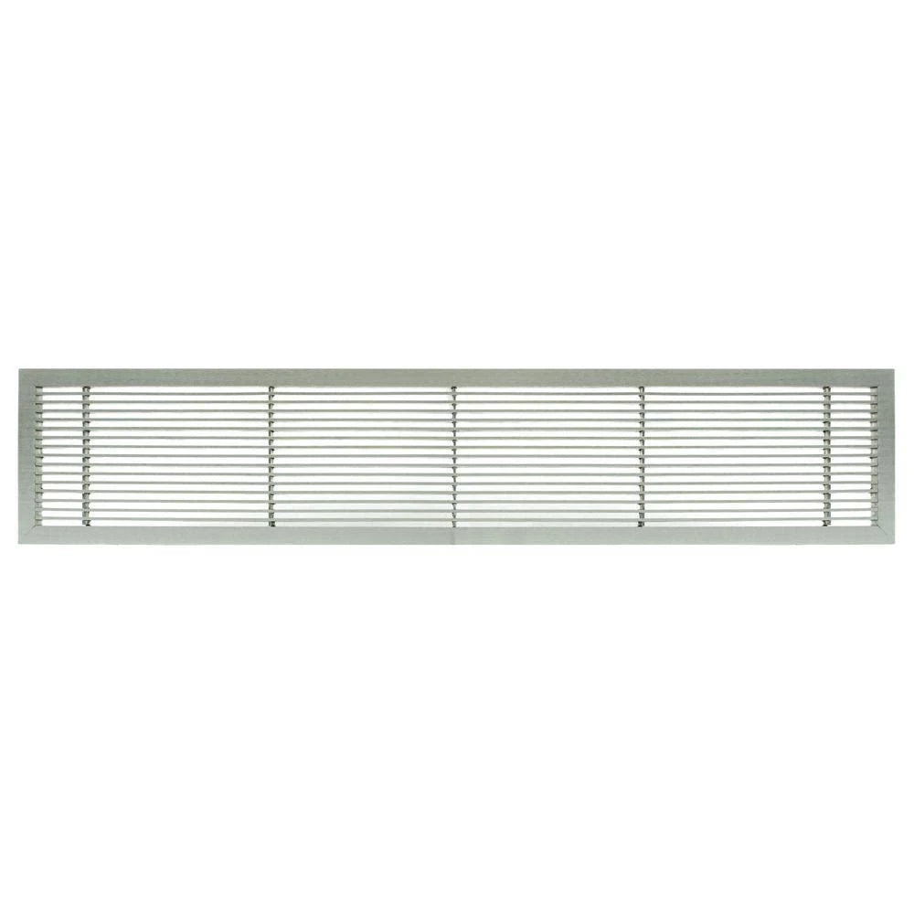 6x22 x 48x22 Solid Aluminum Air Vent Grille, Brushed Satin Z8573
