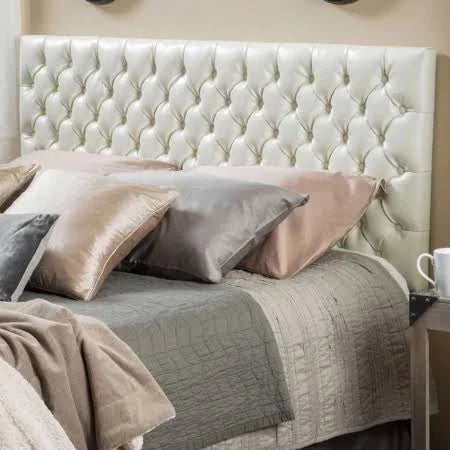 Ivory Tufted Headboard H378