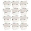 Rattan Plastic Weave Basket Storage Bins Organizer O190