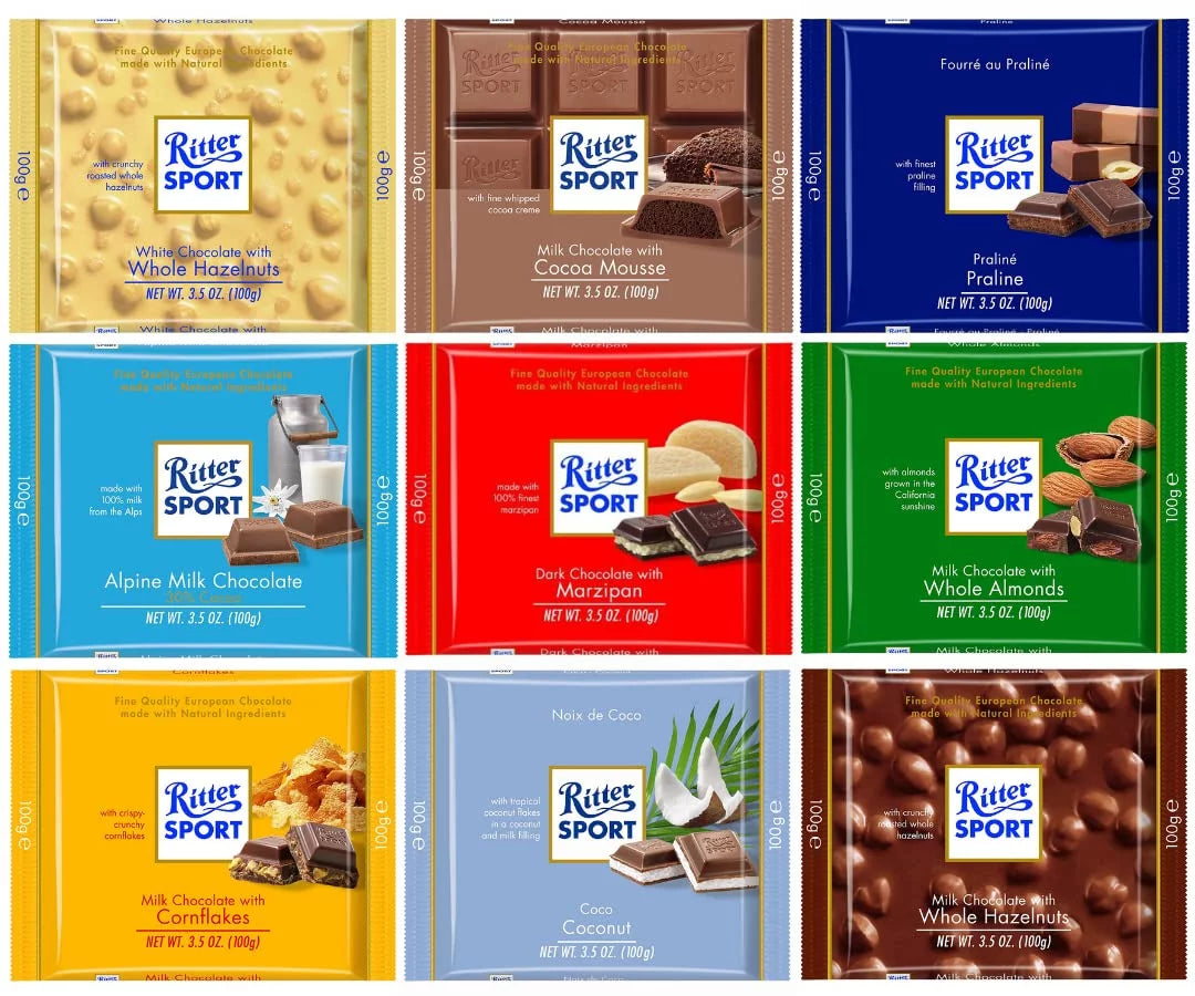 3.5 Oz (9 Pack) Chocolate Sampler Pack D5035