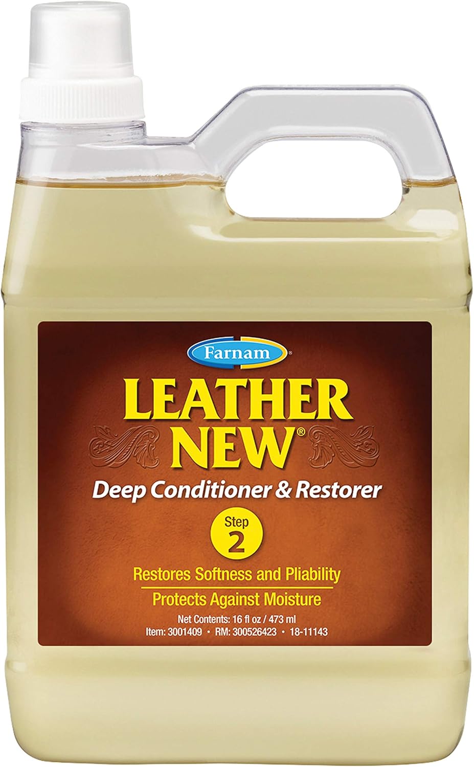 Leather Deep-Cleaning Conditioner and Restorer, 16 Ounces Y416